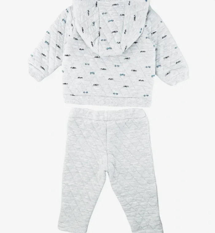 Ensemble Cardigan + Pantalon 12 mois en coton Carrément Beau - photo numéro 2