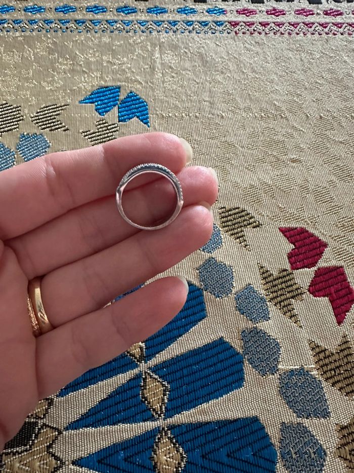 Bague en argent 925/1000ème taille 52 - photo numéro 4