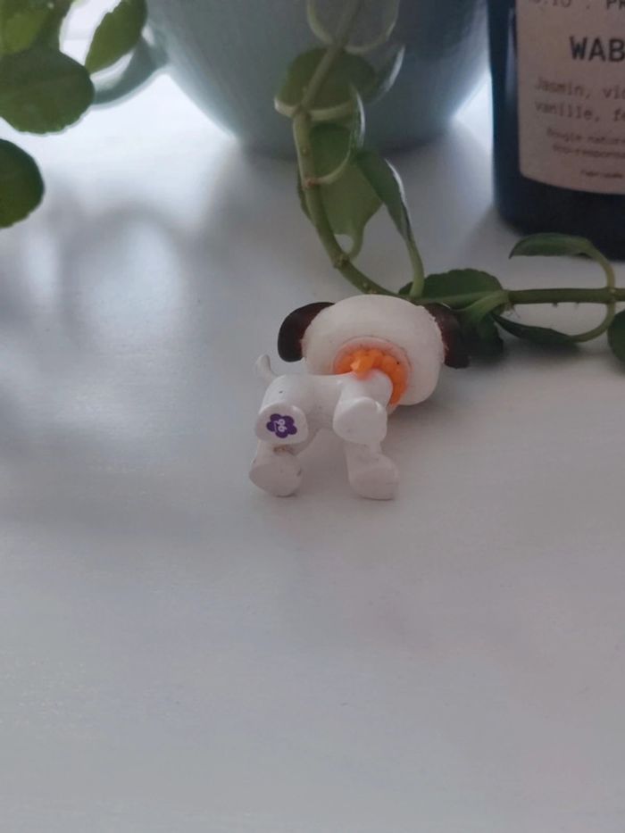 Polly pocket sparklin' pets white dog Mattel #96 - photo numéro 3