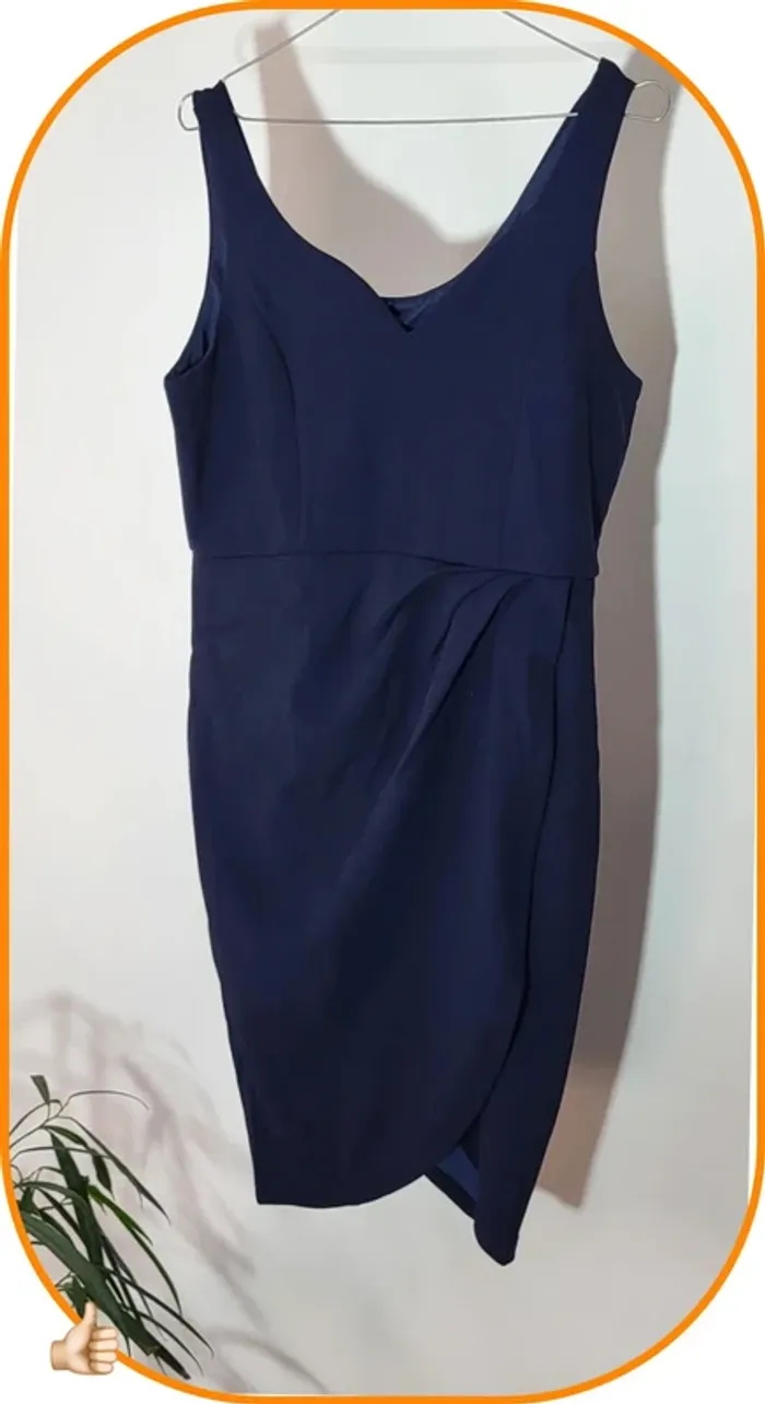Robe élégante bleu marine – Taille M - photo numéro 2