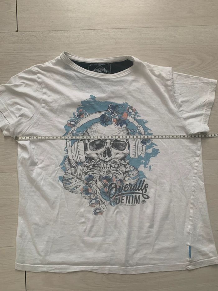 T-shirt manches courtes blanc, imprimé - photo numéro 3