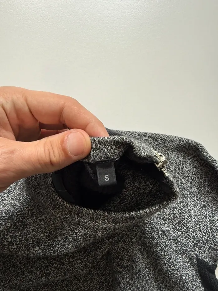 Pull gris chiné Izac / Pull en maille - photo numéro 7