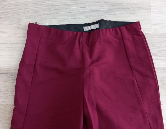 Pantalon tailleur femme mauve Tex taille 38 - photo numéro 2