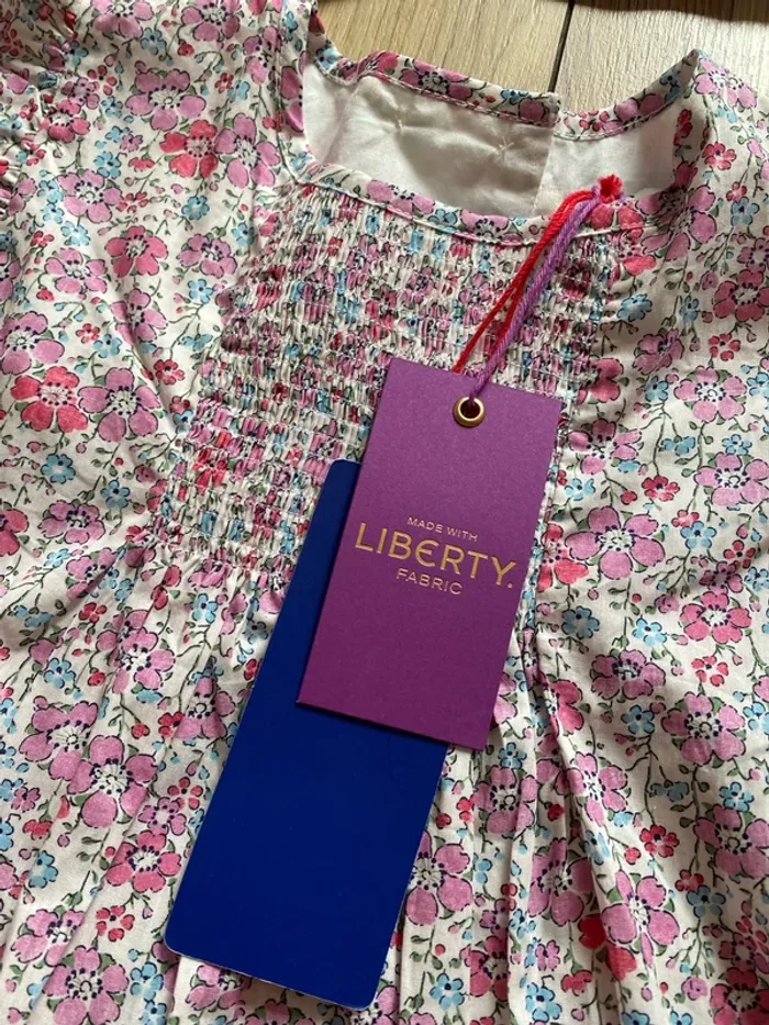 Robe légère liberty cyrillus 36 mois - photo numéro 3