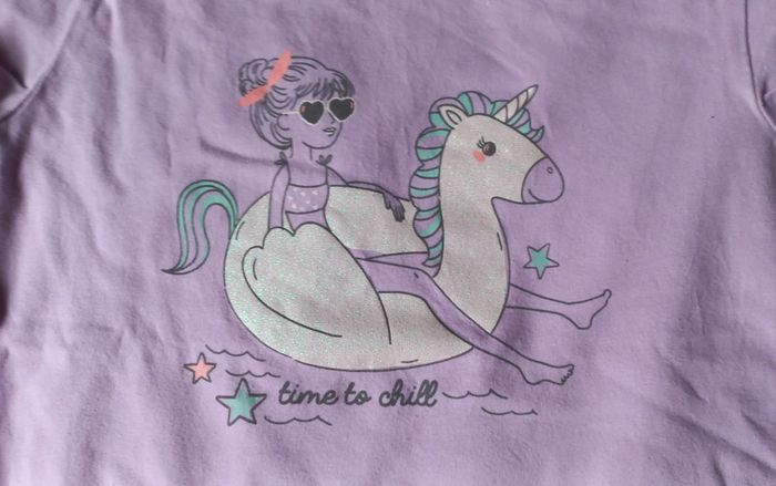 T-shirt mauve t5 - photo numéro 2