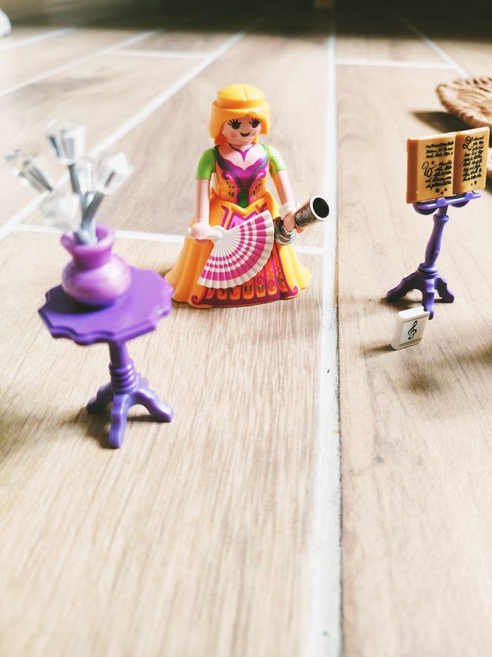 👑Playmobil lot figurines/personnages couple royale musiciens et accessoires - photo numéro 2