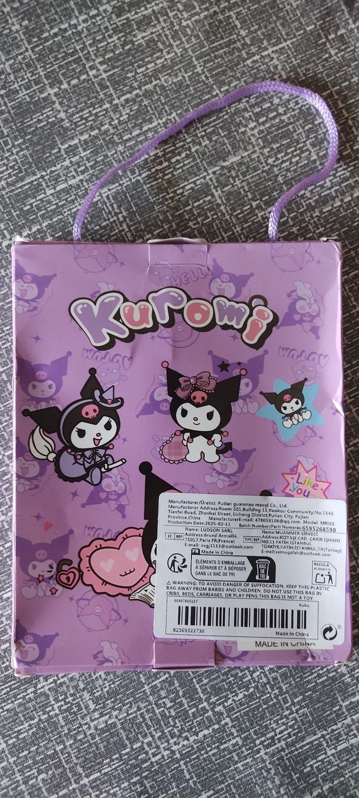Ensemble papeterie Sanrio kuromi - photo numéro 3