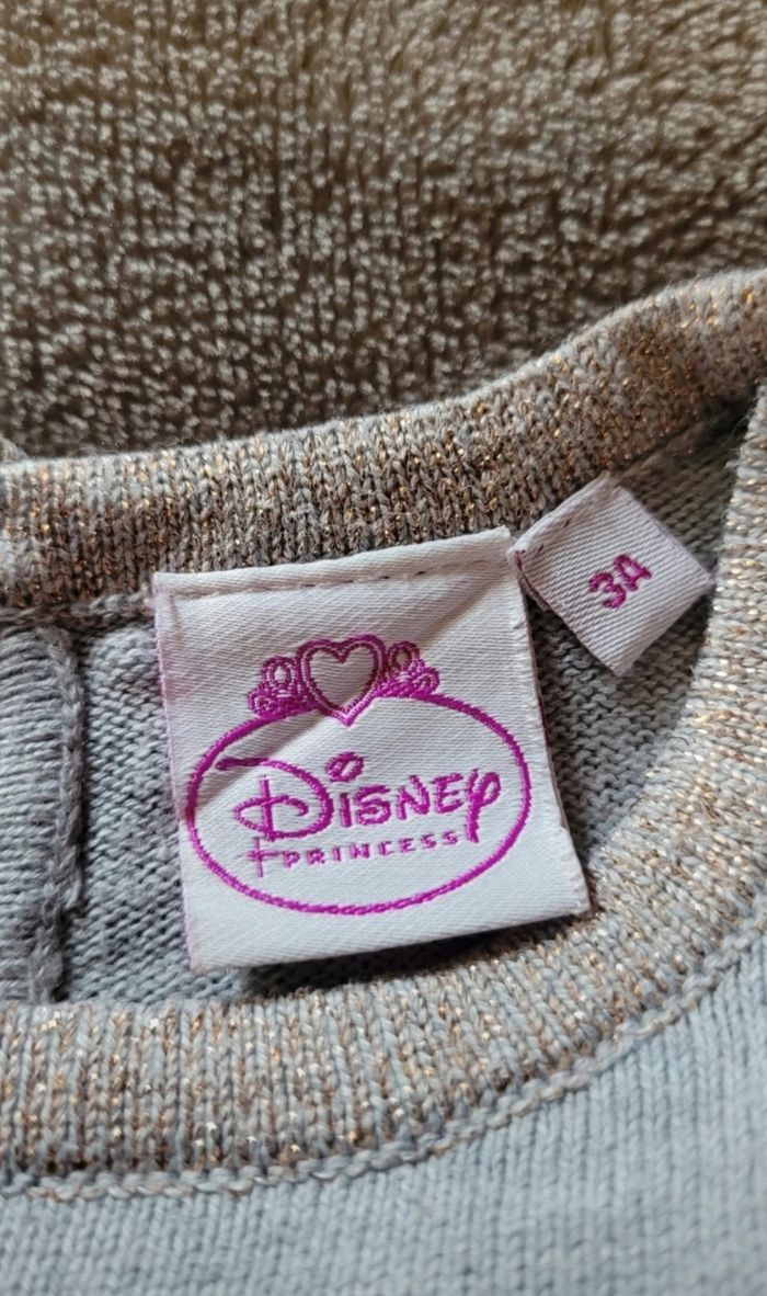 Pull Gris Raiponce disney taille 3 ans - photo numéro 4