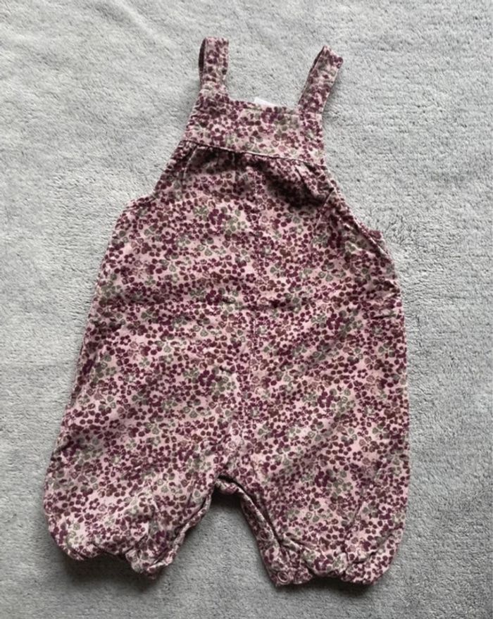 Salopette velours fille, 1 mois - photo numéro 3