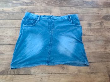 Jupe jean élastique