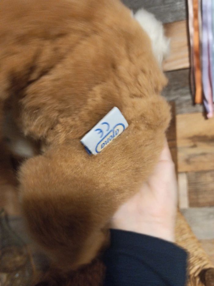 peluche lapin Ajena vintage tbe - photo numéro 4