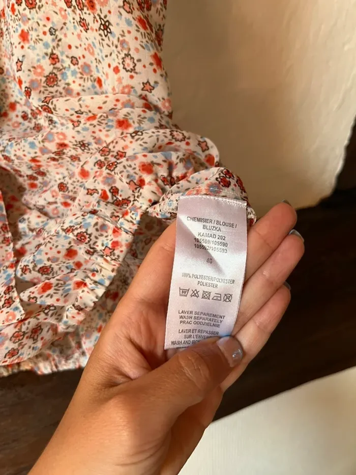 Blouse fleurie Jacqueline Riu – Taille 40 - photo numéro 6