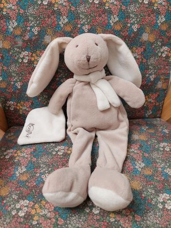 #3 peluche doudou lapin layette Baby Nat'