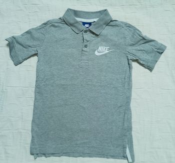 Nike polo manches courtes gris