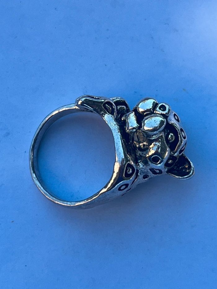 Bague mixte fantaisie tête de panthère neuve - photo numéro 3