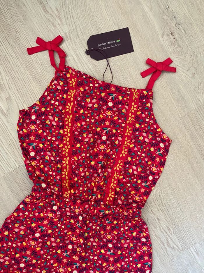 Salopette short à bretelles taille 6 ans Sergent Major Neuve - photo numéro 2