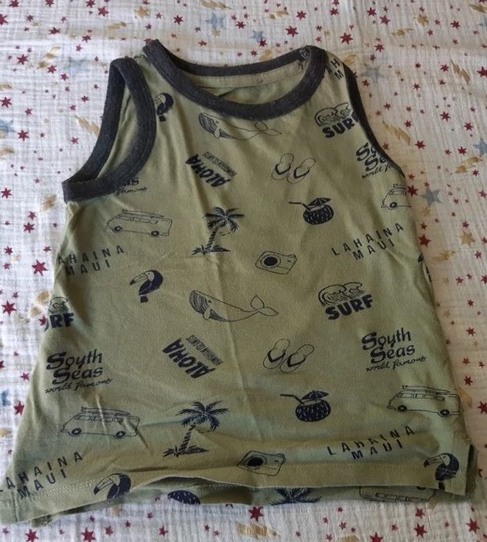 Débardeur Kaki Tex 3-4 ans