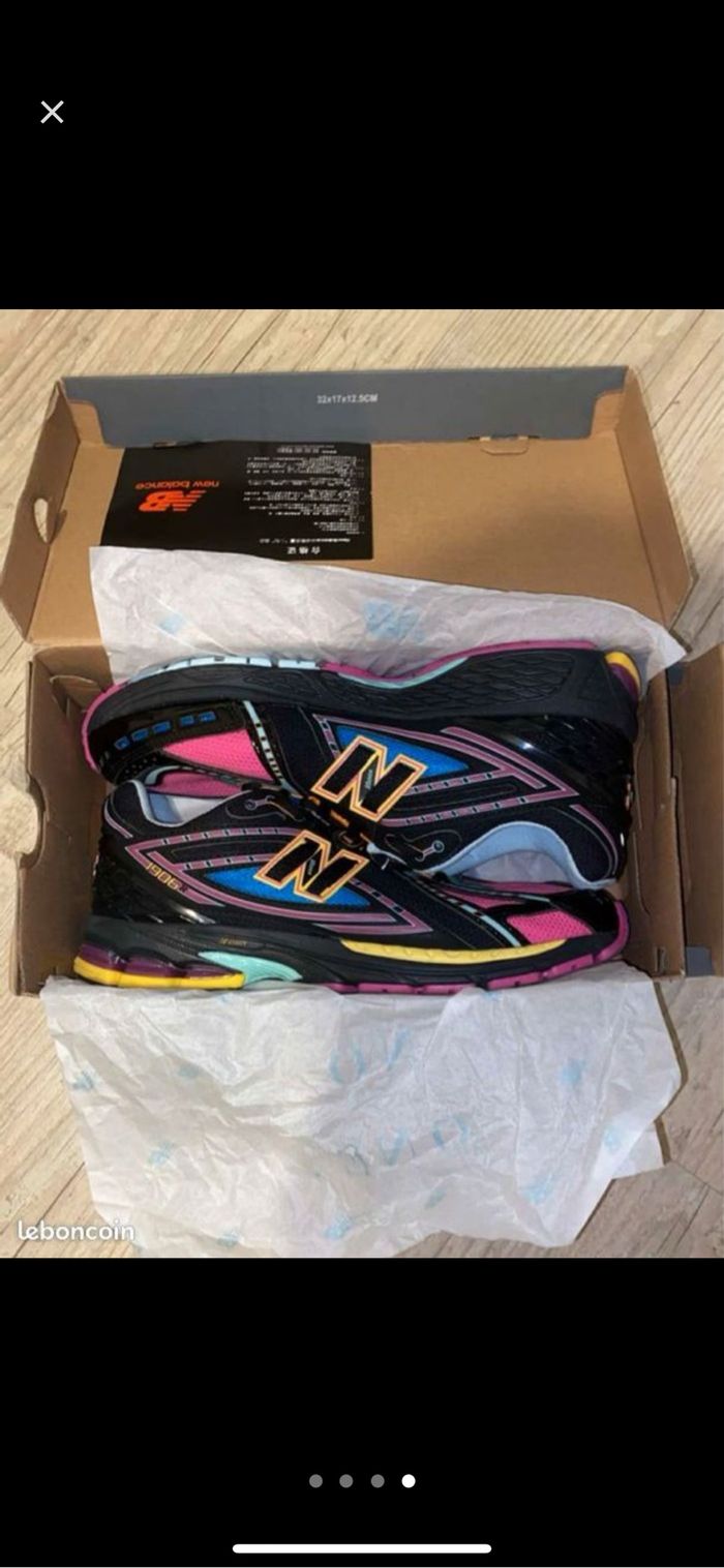 New balance 1906r neon nights rose noir jaune 39 - photo numéro 4