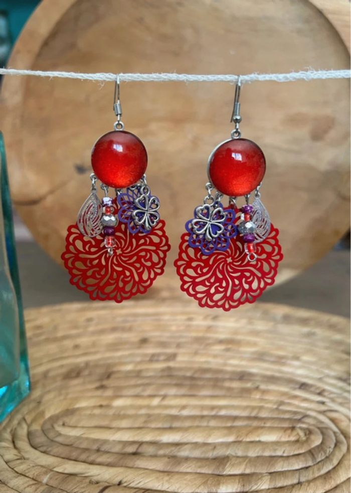 Boucles d'oreilles originales - photo numéro 2