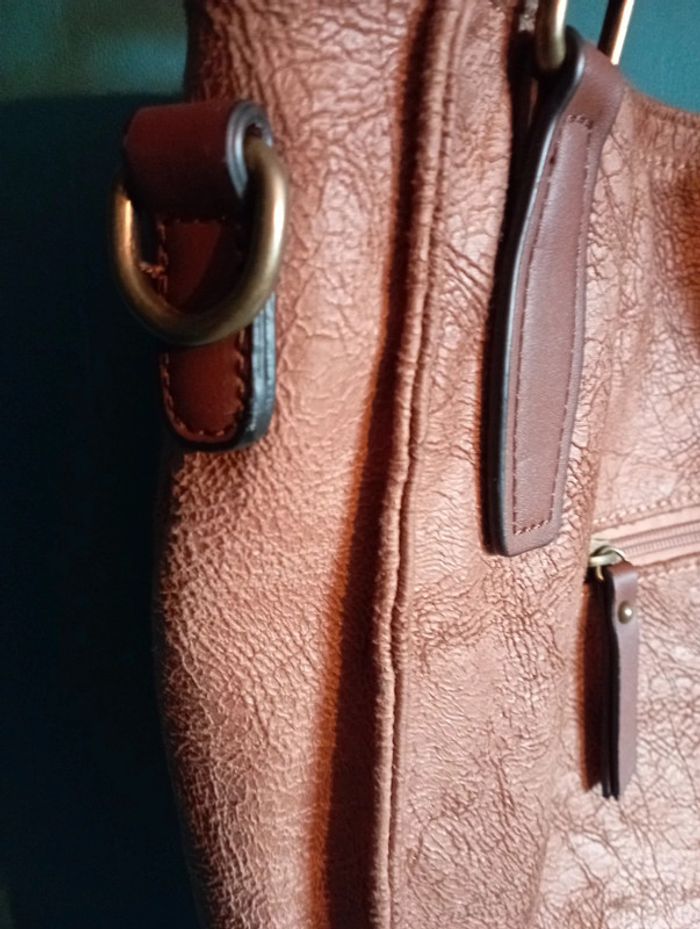 Sac à main effet daim - photo numéro 3