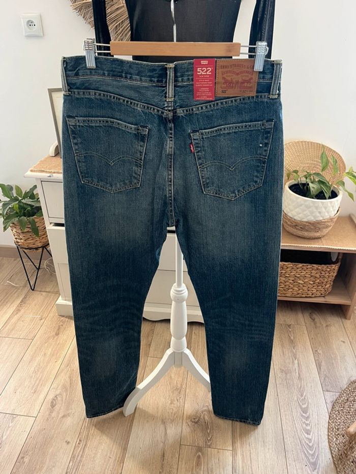 Pantalon jeans homme Levi’s 522 neuf avec étiquette taille32/34 - photo numéro 3