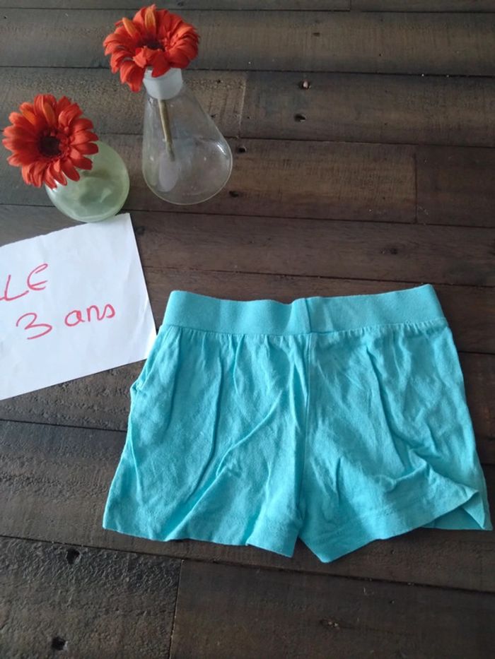 Short bleu fille 3 ans dispicable me - photo numéro 4