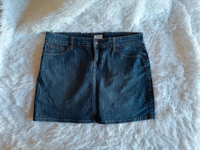 Mini-jupe en jean T. 42 Autre ton