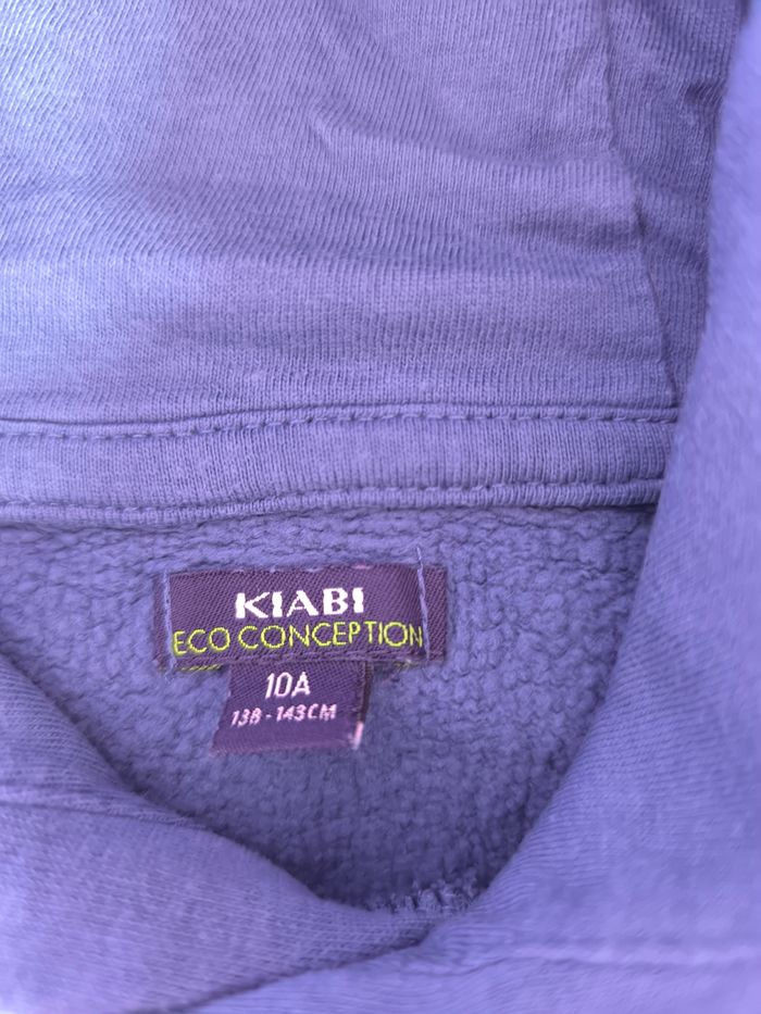 Lot 2 sweatshirts à capuche 10 ans - photo numéro 2