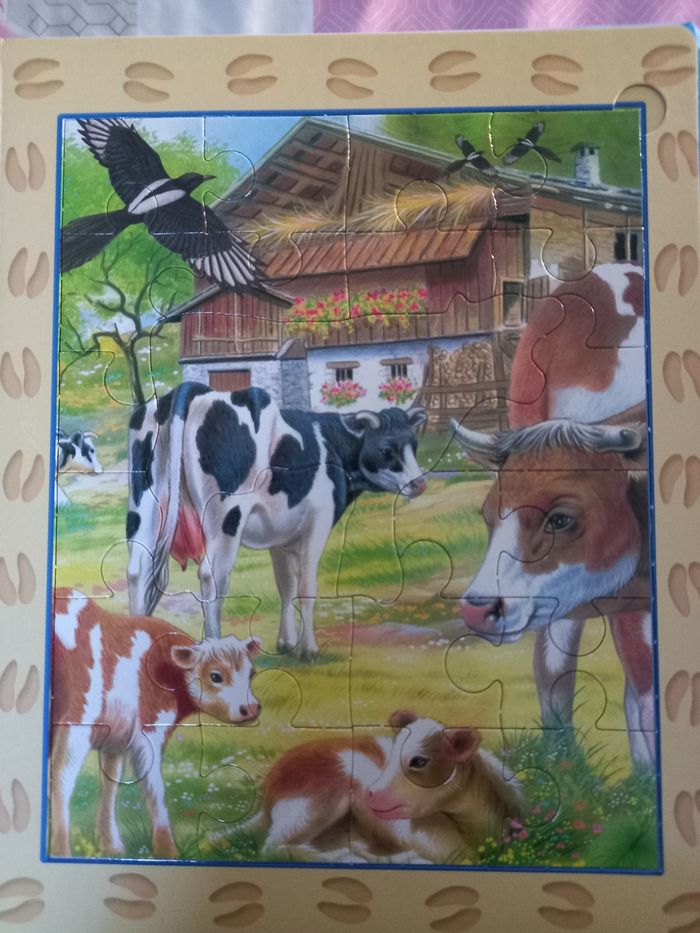 Livre- 8 puzzles  A la ferme - photo numéro 7