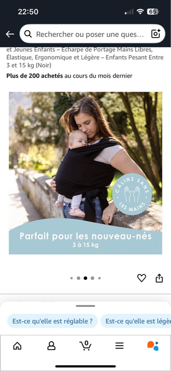 Écharpe de portage - photo numéro 4