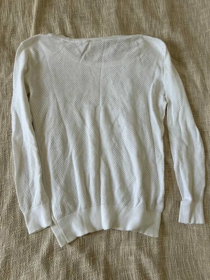 Haut manches longues DDP - Taille S blanc - photo numéro 2