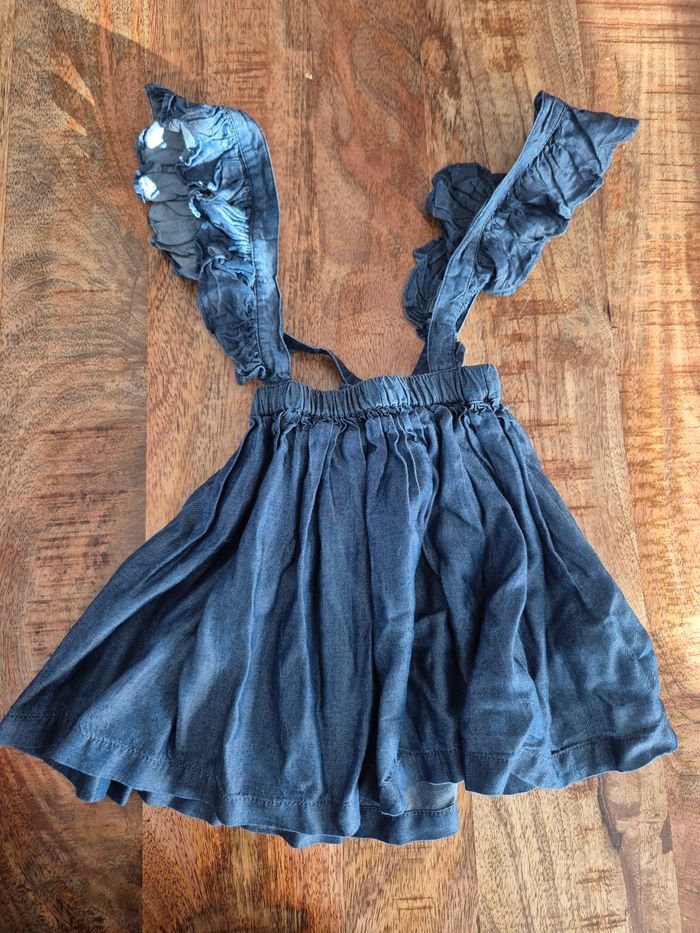 Jupe salopette Catimini 12 18 mois 80cm imitation jeans