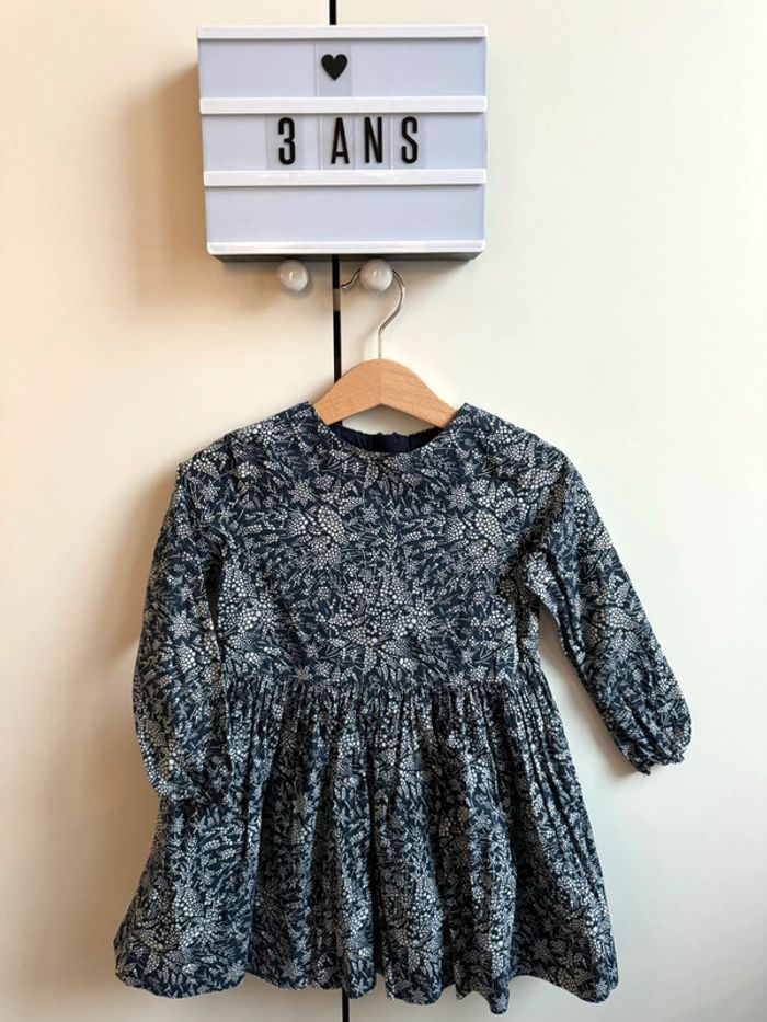 Robe ML bleu marine Liberty Whispering Stars - Taille 3 Ans