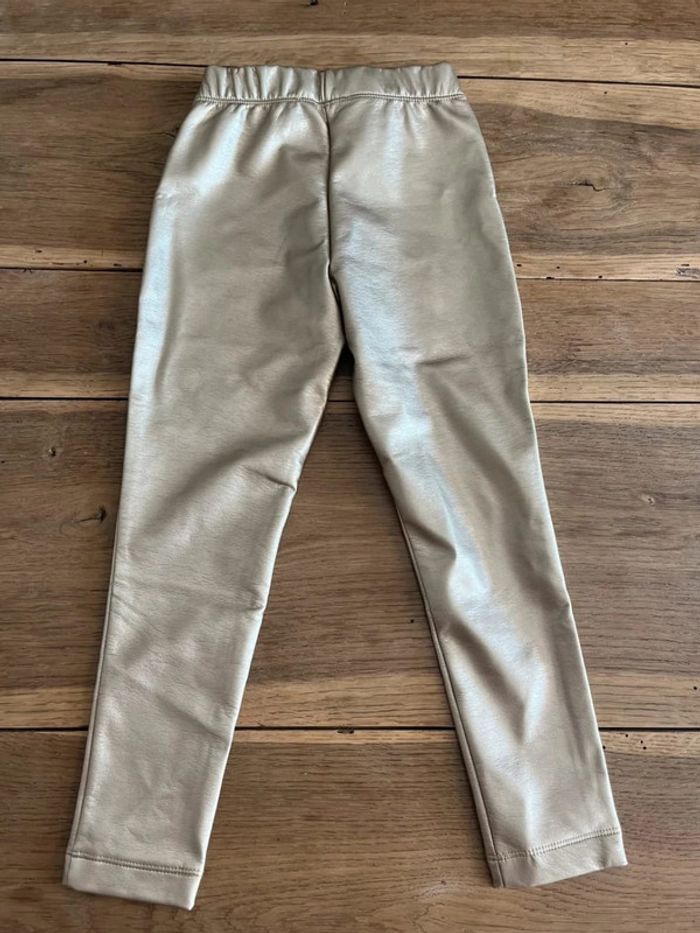 Legging en similicuir doré Monnalisa - photo numéro 9