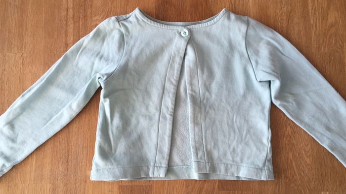 Gilet bleu-vert Vertbaudet