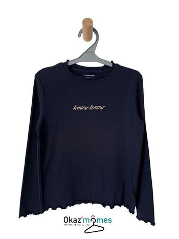 T-shirt manches longues stretch "Amour amour" - Vertbaudet 10 ans