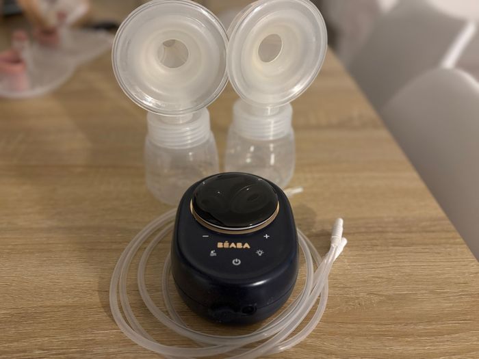 Tire lait électrique double bleu nuit
