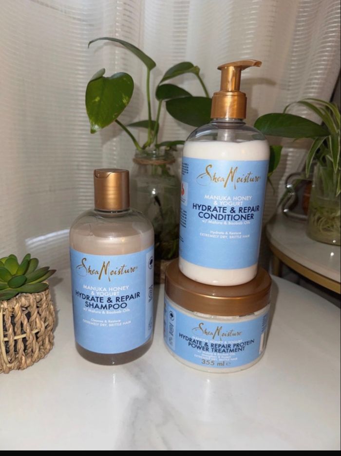 OFFRE ! Lot de 3 produits neufs Shea Moisture Manuka Honey & Yogurt