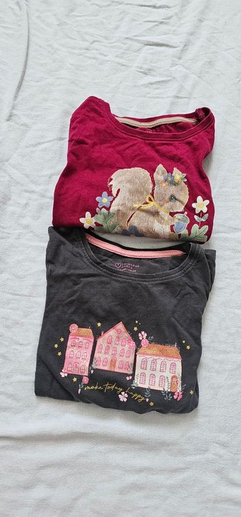 Lots 2 T-shirt manches longues fille Taille 5-6 ans de la marque Primark