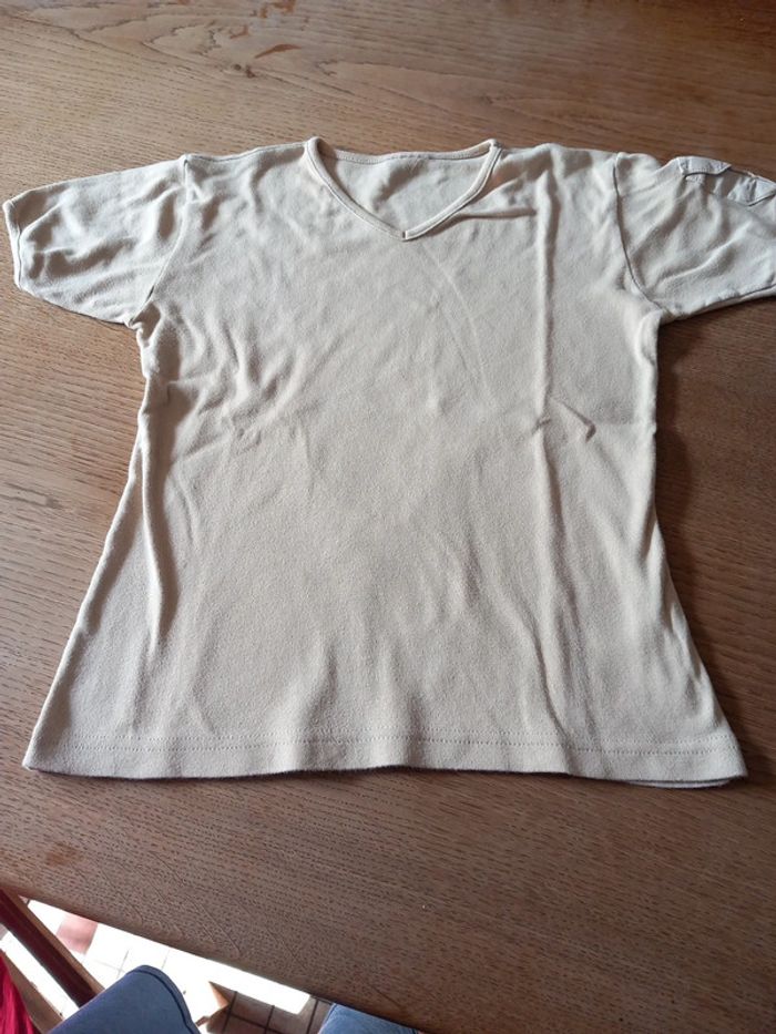 Tee-shirt coton beige T36 la redoute