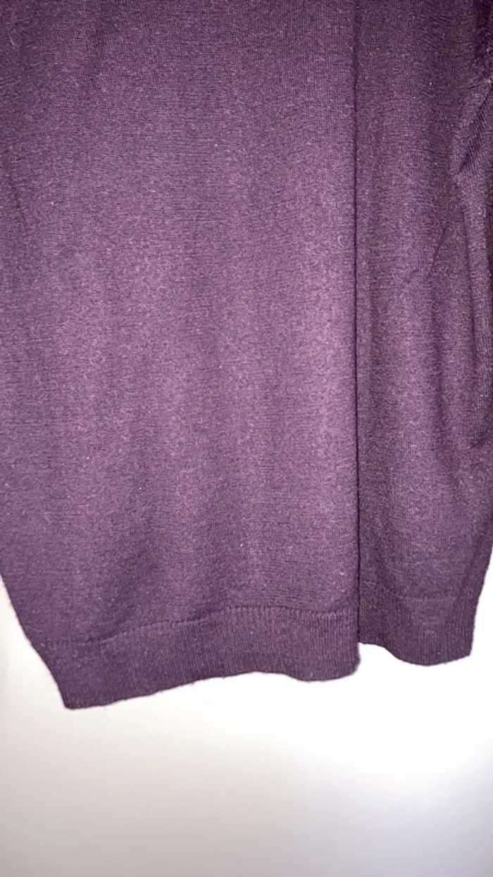 Pull homme col roulé taille L prune Kiabi studio - photo numéro 6
