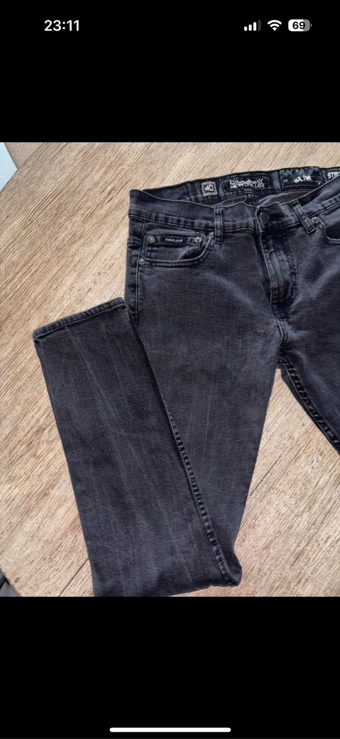 Jeans slim taille haute - photo numéro 2