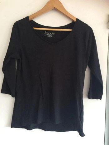 T-shirt noir 40