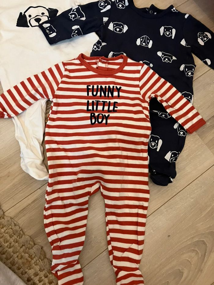 Lot de 3 pyjamas 6 mois La Redoute - photo numéro 2