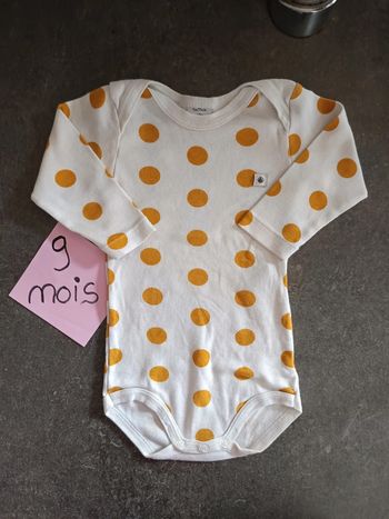 Body petit bateau 9 mois