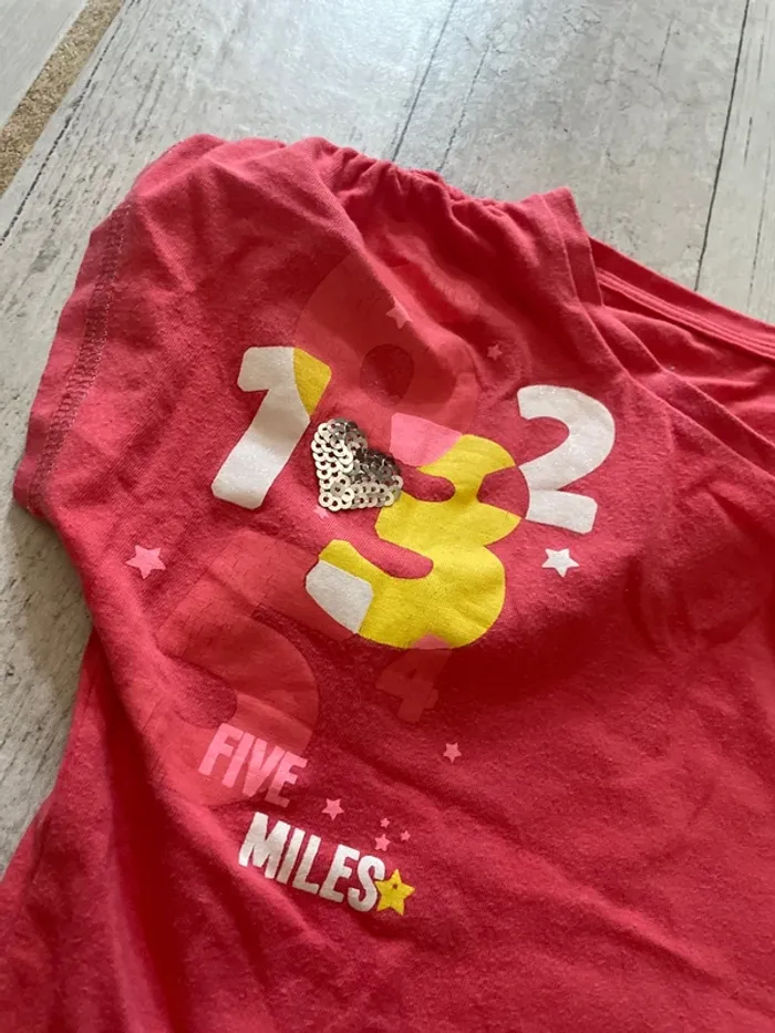 Très joli t-shirt été fille 8 ans - photo numéro 2