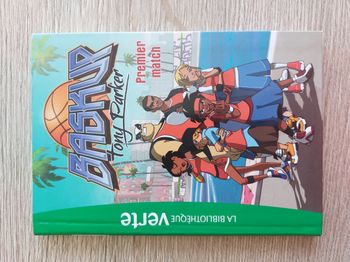 Livre Baskup Tony Parker T1 Premier match Bibliothèque verte