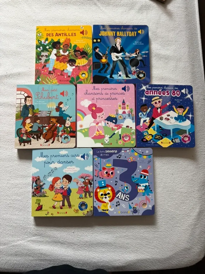 Lot de 7 livres musicale