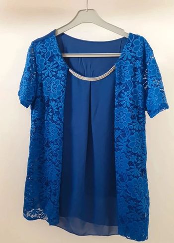 Top voile et dentelle - Taille M