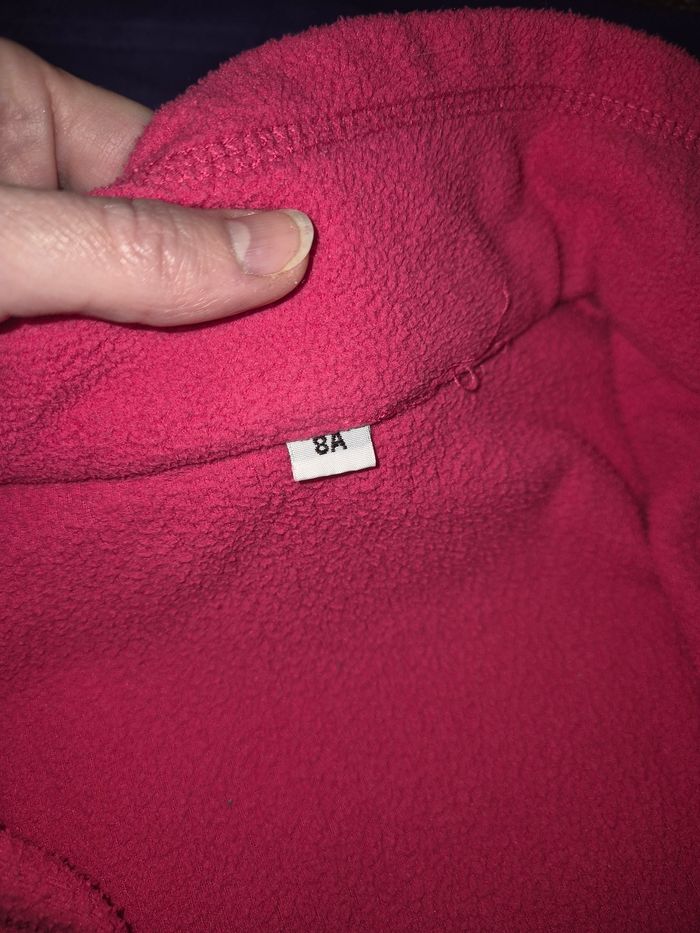 Lot de 2 gilets polaires fille - 8 ans - photo numéro 6